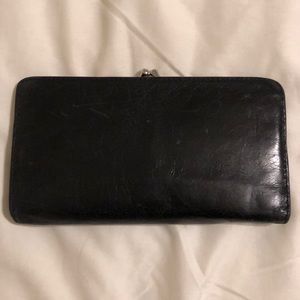 HOBO Black Leather Wallet